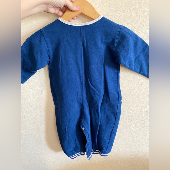 REEBOK weebok vintage baby sweatshirt one piece blue 24m - Picture 5 of 5
